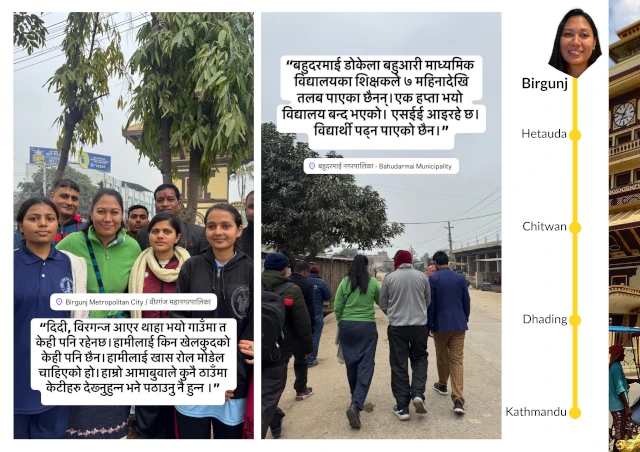 Birgunj - Kathmandu: Sumana feels the pulse